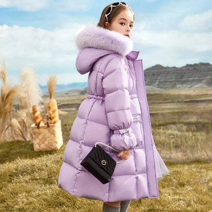 Quilted Winter Coat For Girls - Virginia