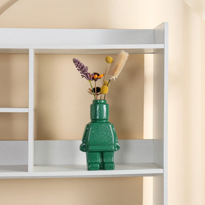 Ceramic Flower Pots Robot - BrickBotanica