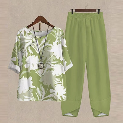 Trendy 2-Piece Spring and Summer Set - LenaDuo