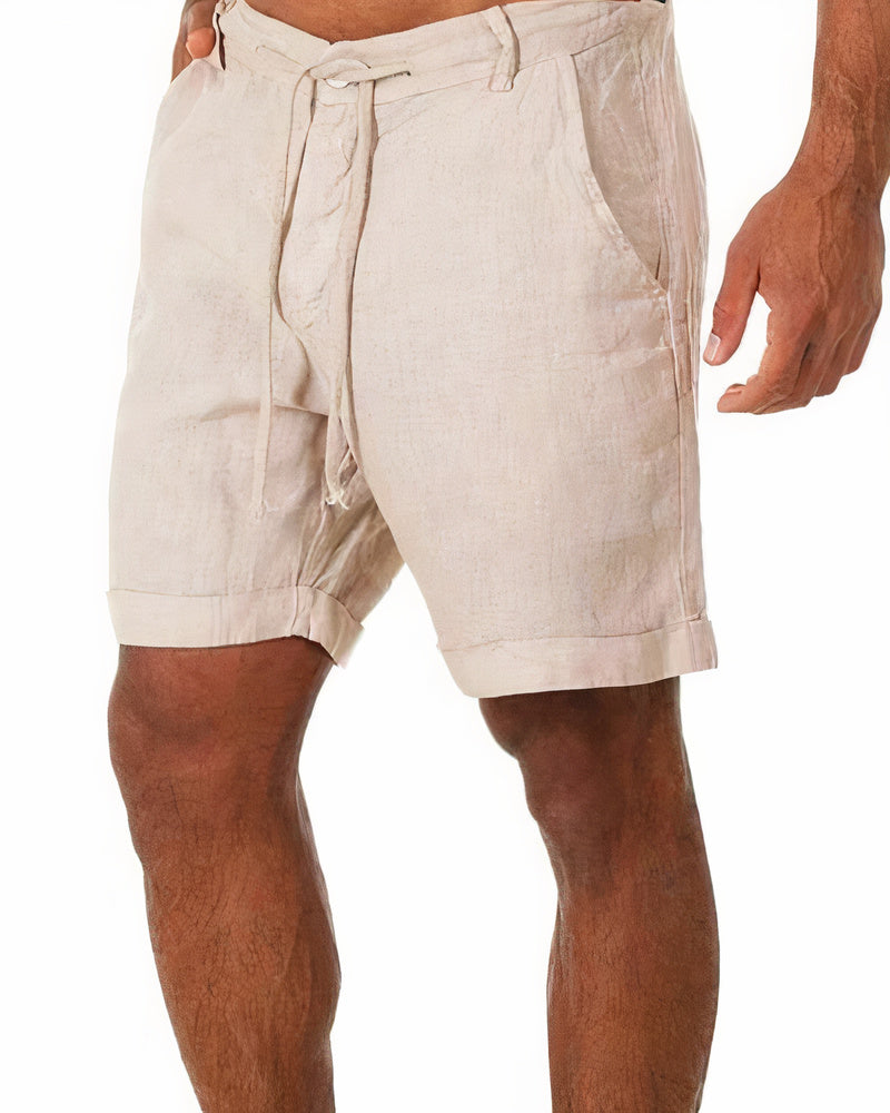 Luxury Linen Men's Shorts - Armand