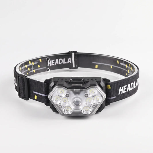 Rechargeable Motion Sensor Head Torch - Optiva