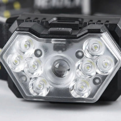Rechargeable Motion Sensor Head Torch - Optiva