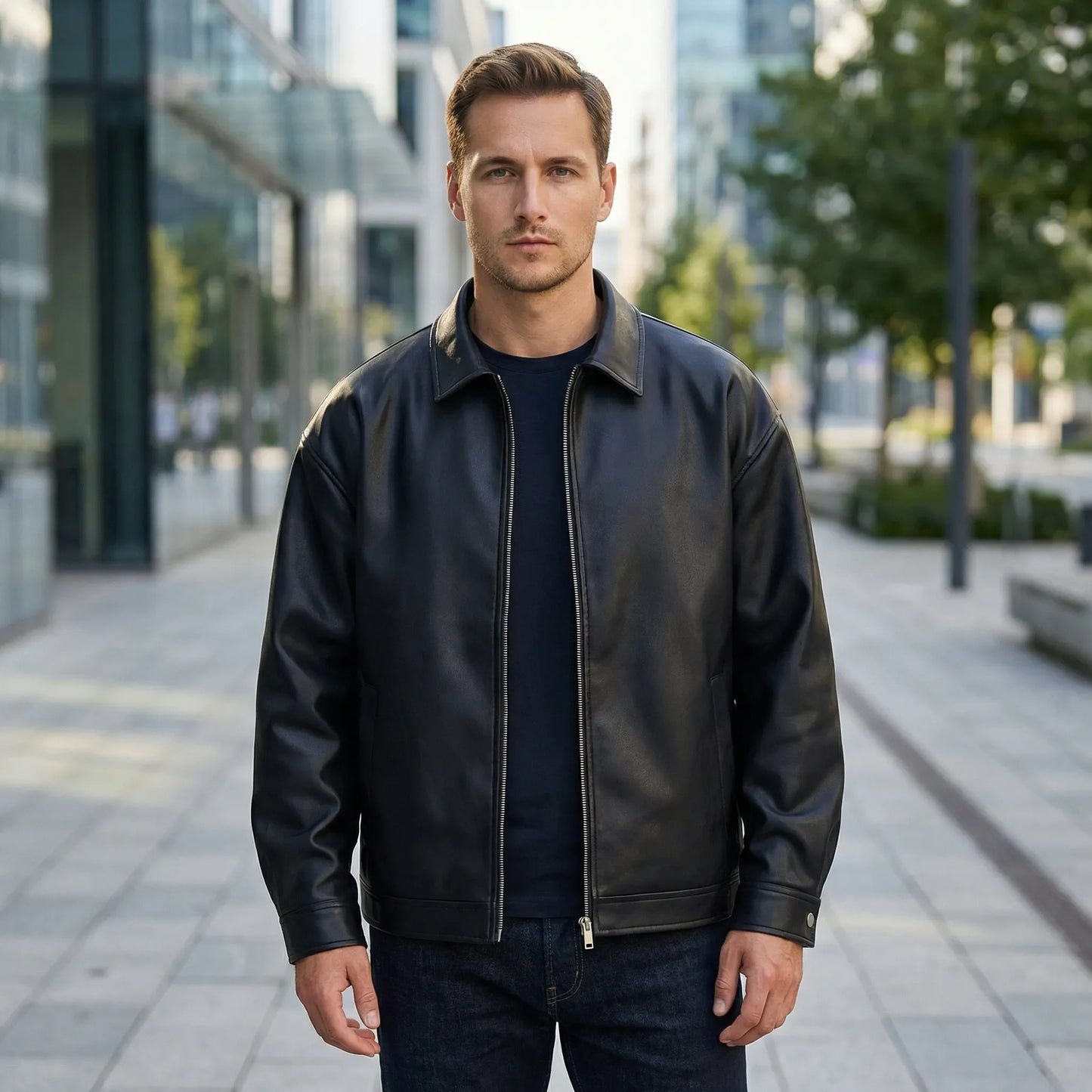 Regular Fit Hip-Length Jacket - Santino