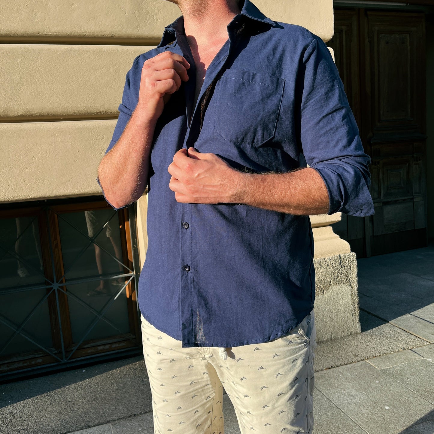 Lightweight Men's Cotton Shirt - Elias