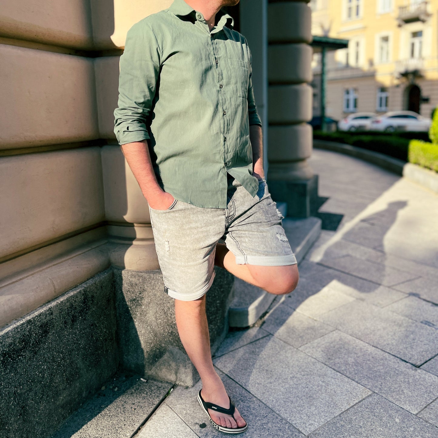 Lightweight Men's Cotton Shirt - Elias