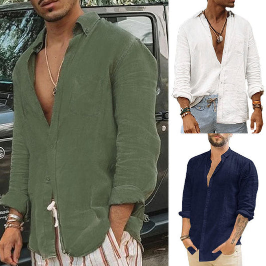 Lightweight Men's Cotton Shirt - Elias