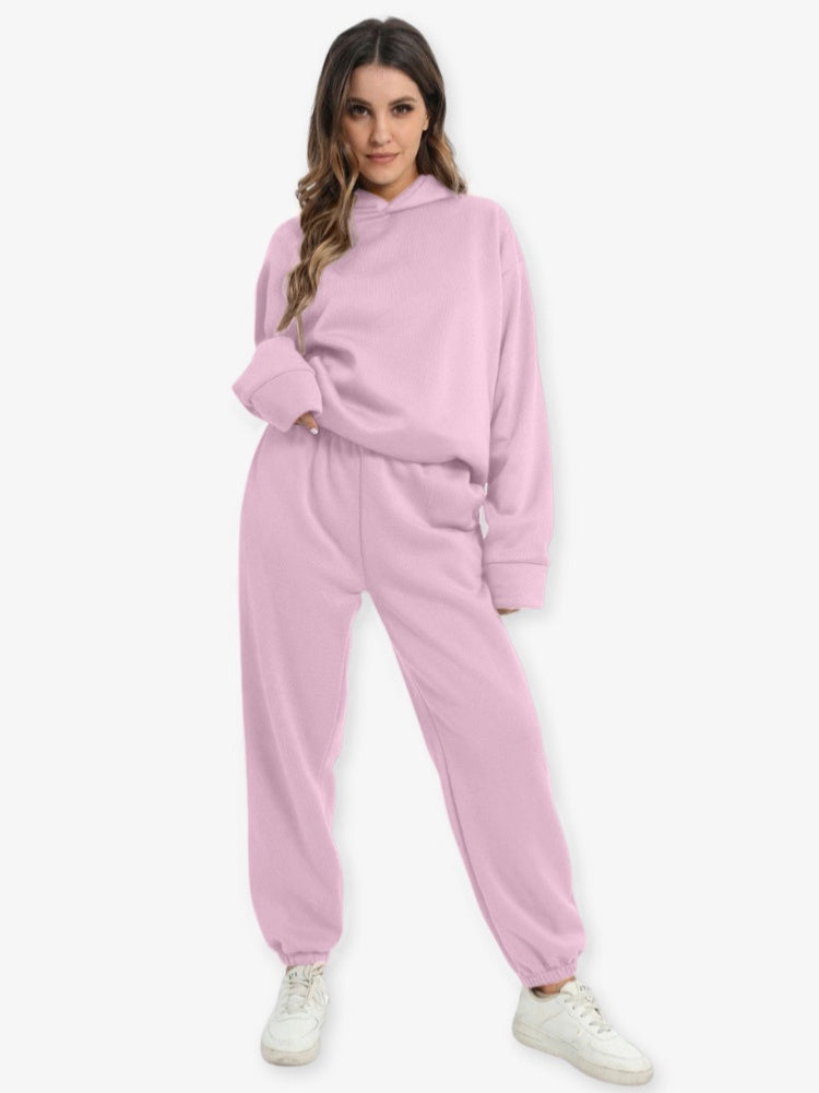 Relaxed-Fit Hoodie Set In An Athleisure Style - Bertha