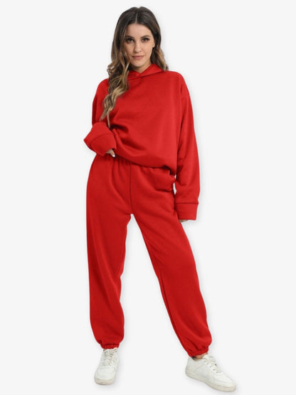 Relaxed-Fit Hoodie Set In An Athleisure Style - Bertha
