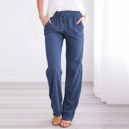 Relaxed-Fit Women's Trousers With Drawstring - Nettie