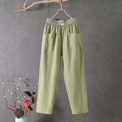 Relaxed-Fit Women's Trousers With Elasticated Waist - Melba