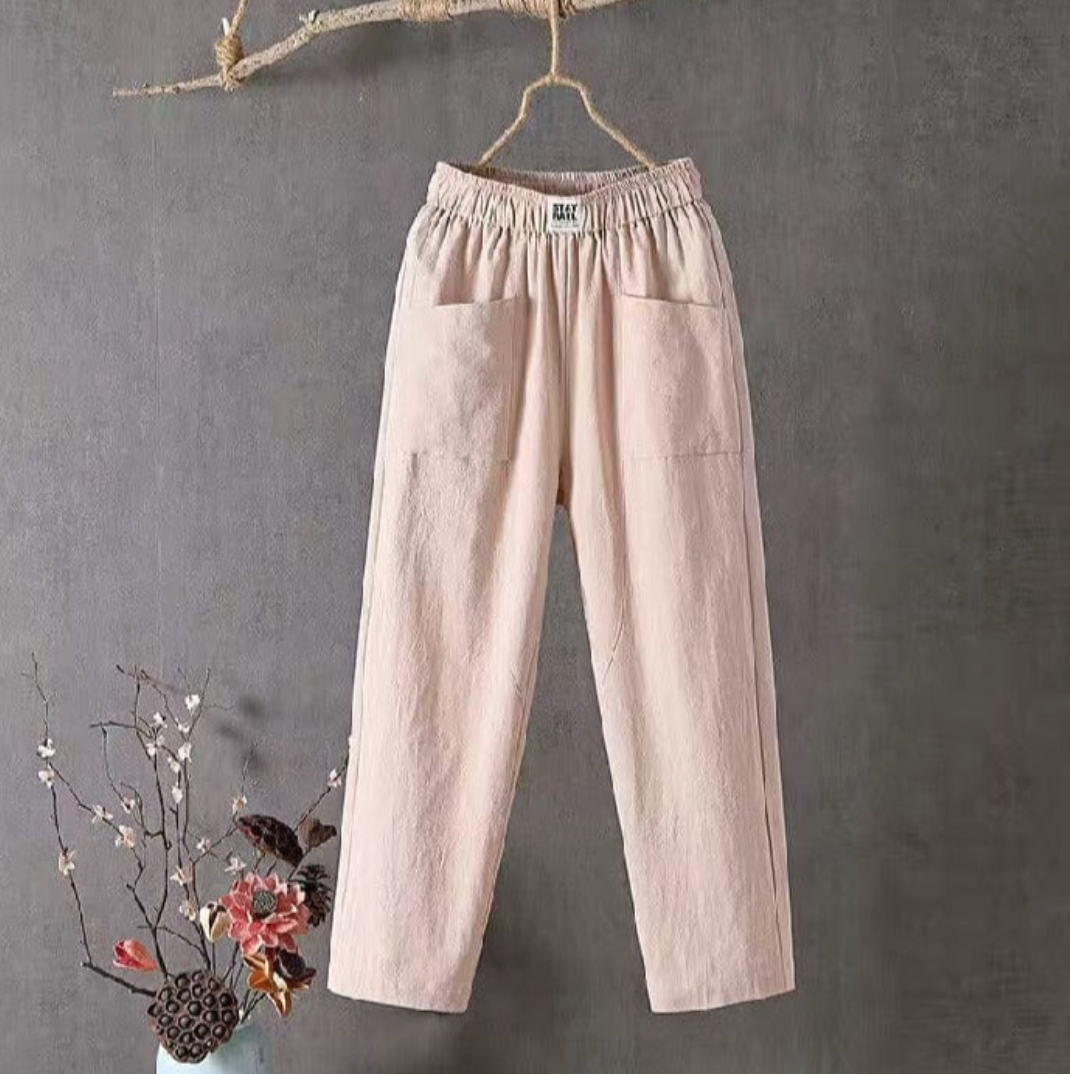 Relaxed-Fit Women's Trousers With Elasticated Waist - Melba