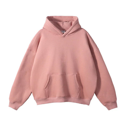 Relaxed Men's Pullover Hoodie With Kangaroo Pocket 10
