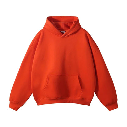 Relaxed Men's Pullover Hoodie With Kangaroo Pocket 17