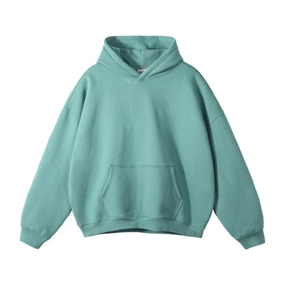 Relaxed Men's Pullover Hoodie With Kangaroo Pocket 6