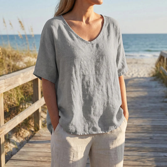 Relaxed Fit Casual Summer Top - Denise
