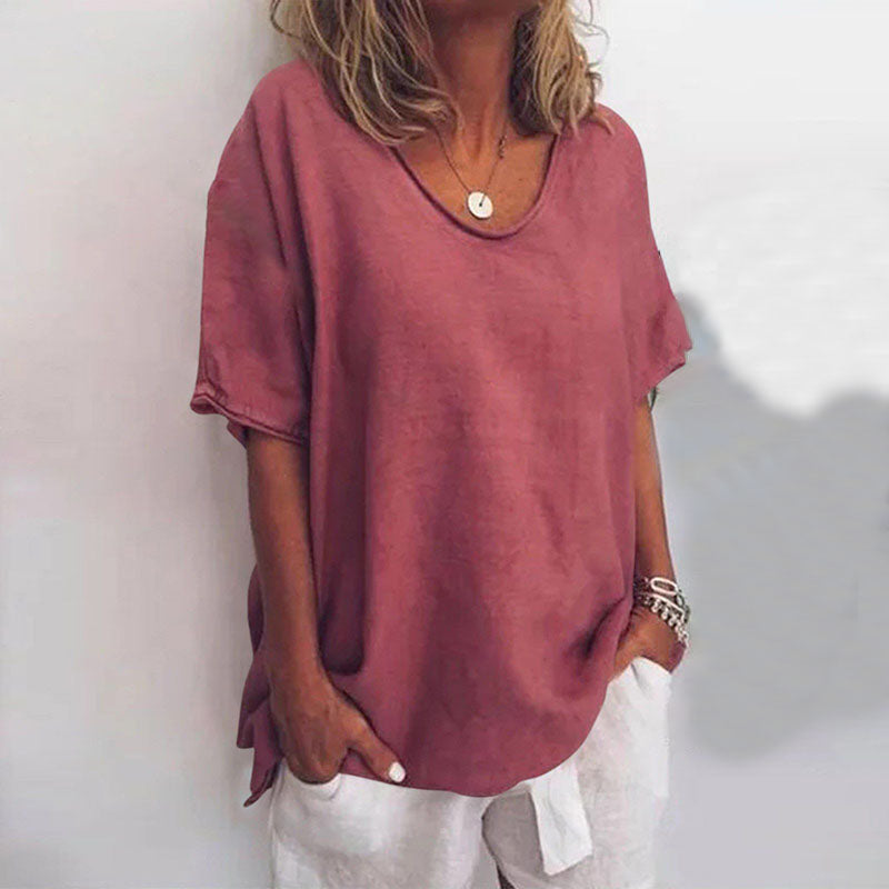 Relaxed Fit Casual Summer Top - Denise