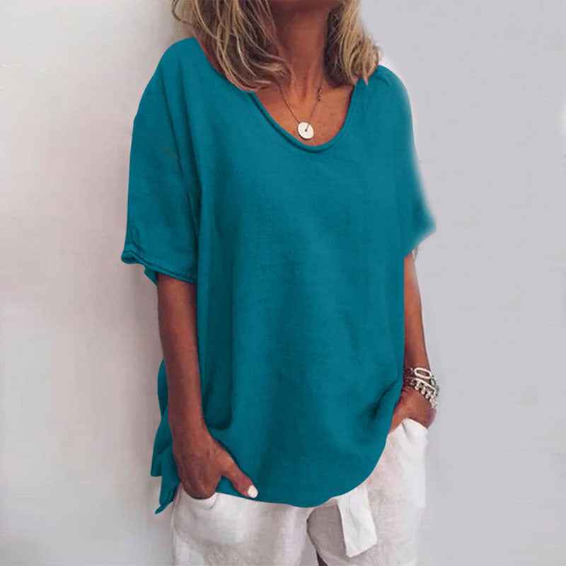 Relaxed Fit Casual Summer Top - Denise