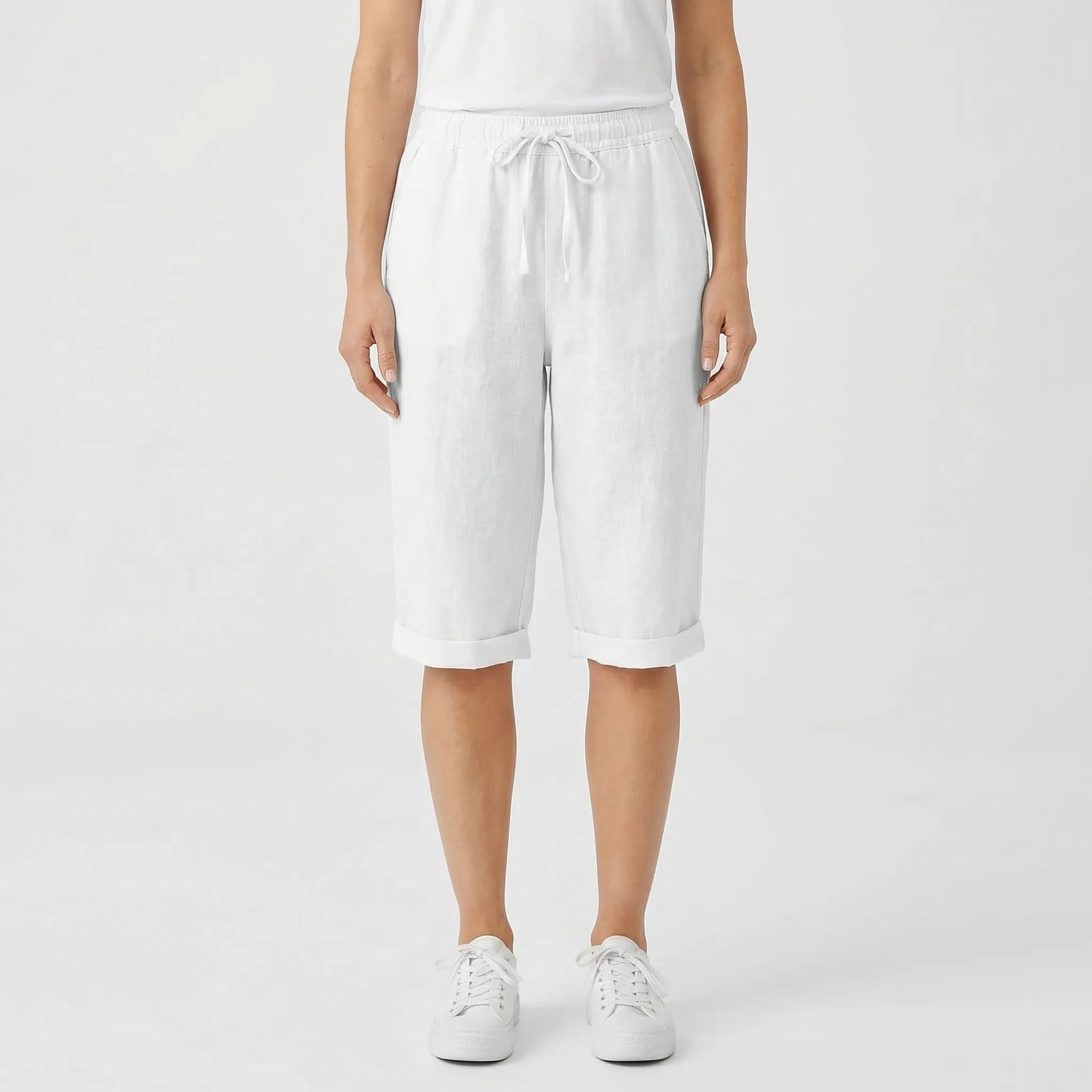 Relaxed Fit Drawstring Shorts - Joy