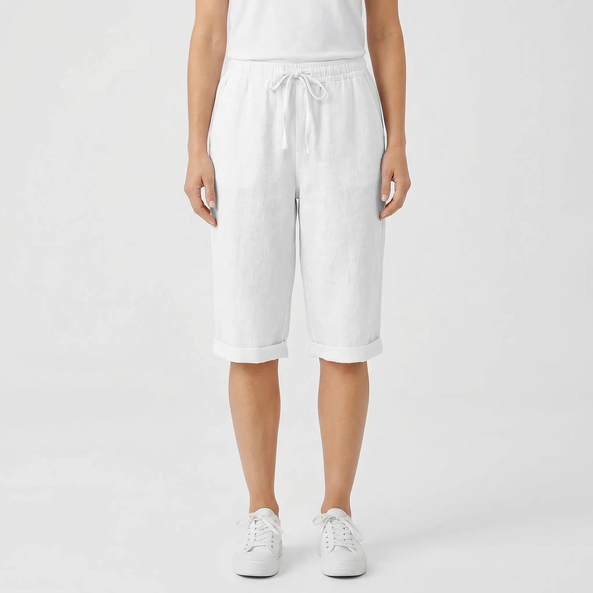 Relaxed Fit Drawstring Shorts - Joy