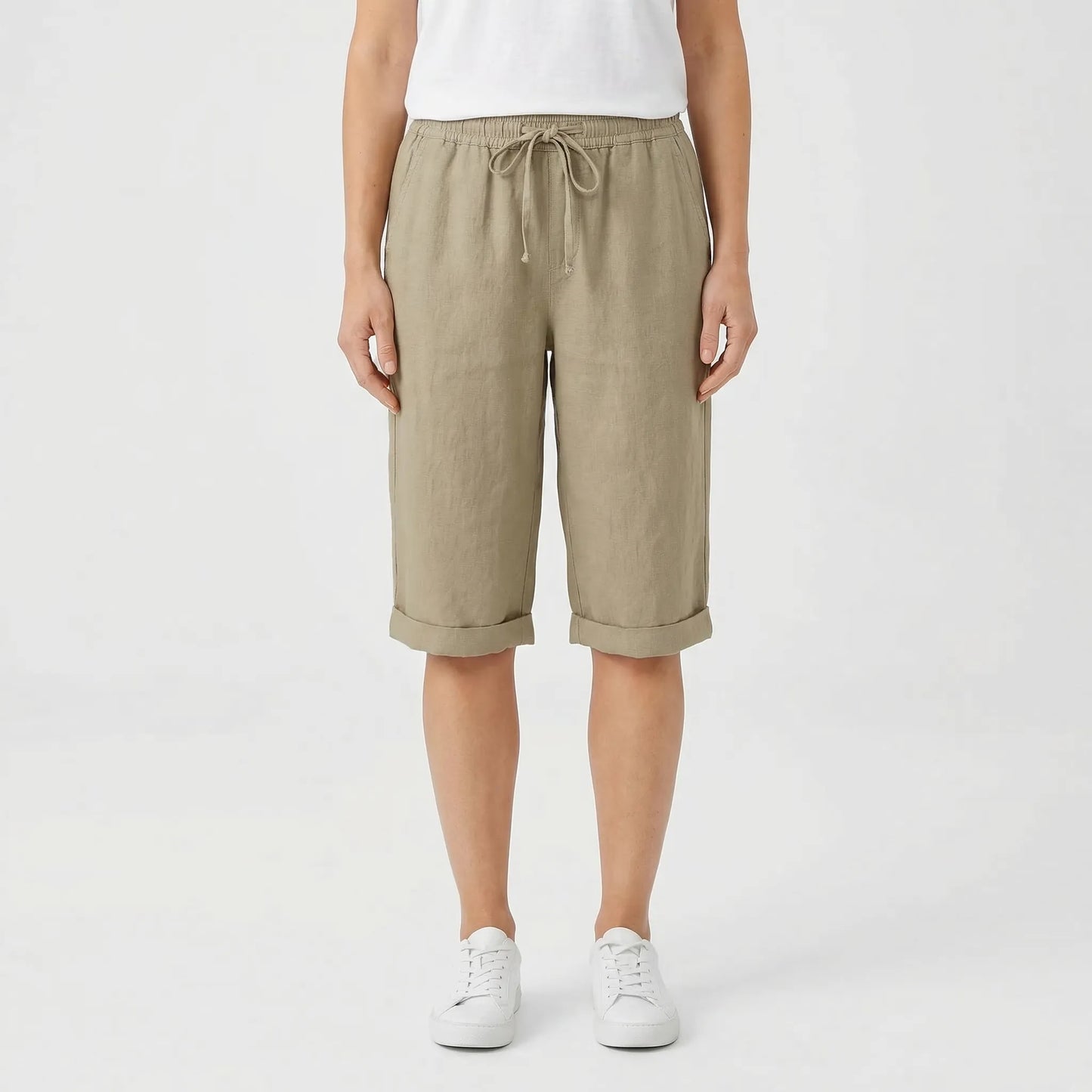 Relaxed Fit Drawstring Shorts - Joy