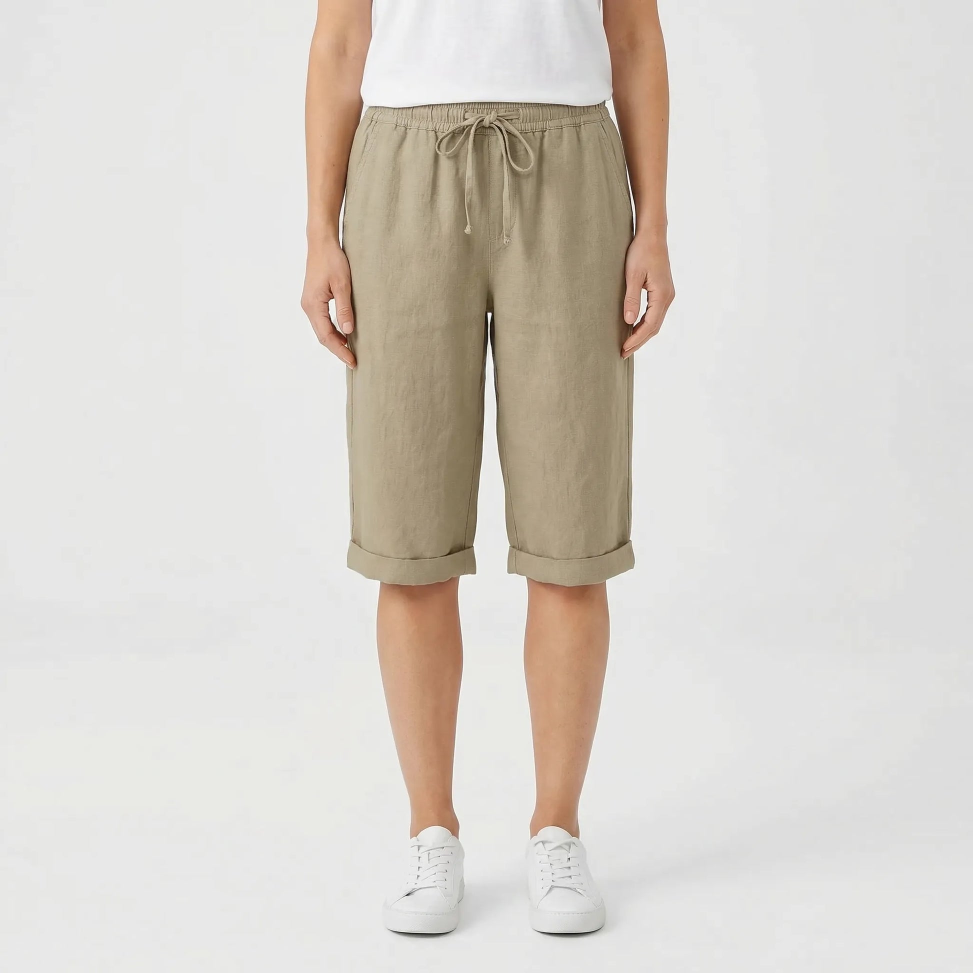 Relaxed Fit Drawstring Shorts - Joy
