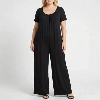 Relaxed Fit Full-Length Plus Size Jumpsuit - June
