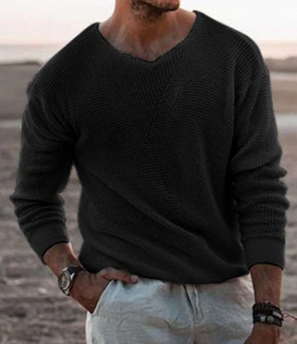 Relaxed Fit Long-Sleeve Jumper - Tim