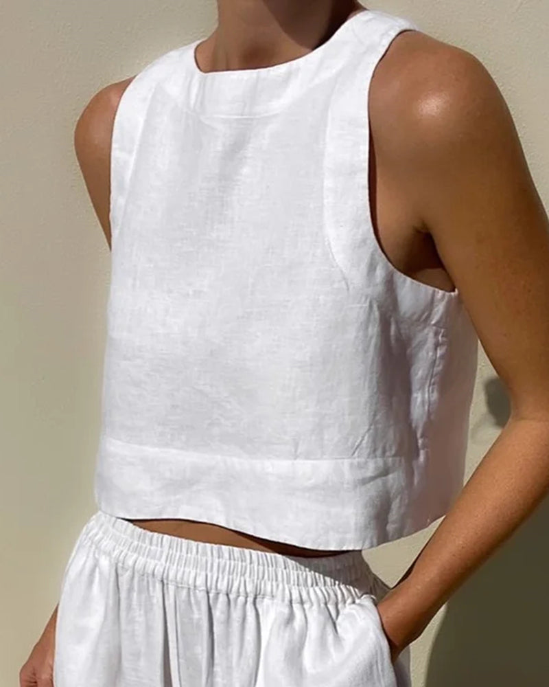 Relaxed Fit Matching Top And Trouser Set - Gina