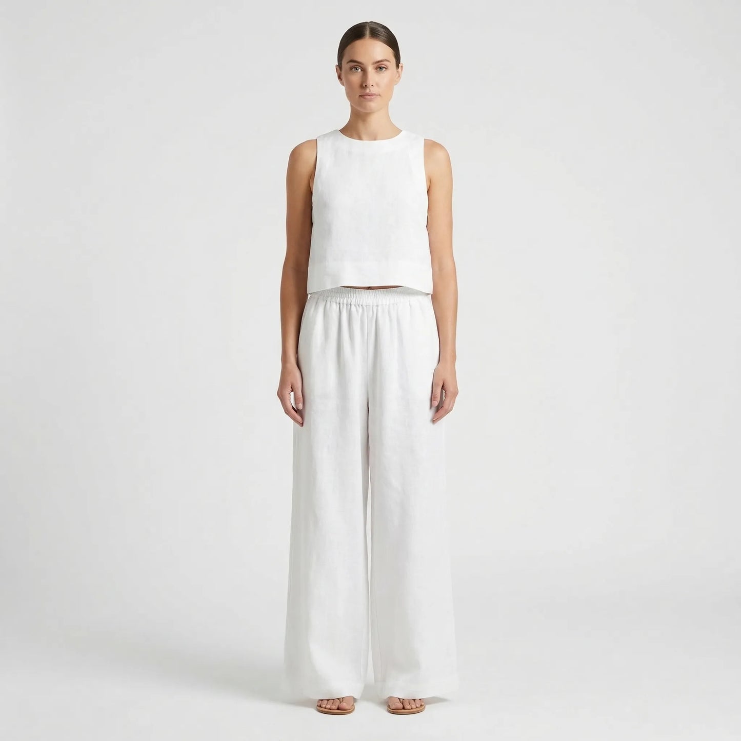 Relaxed Fit Matching Top And Trouser Set - Gina