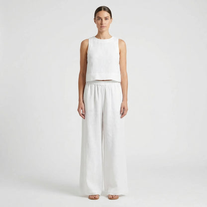 Relaxed Fit Matching Top And Trouser Set - Gina