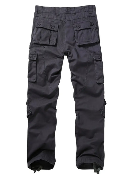 Relaxed Fit Multi-Pocket Cargo Trousers - Shane