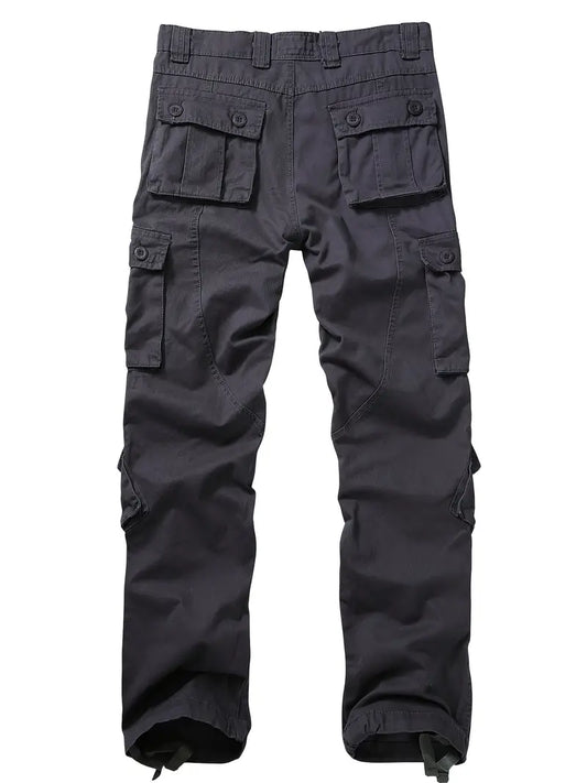 Relaxed Fit Multi-Pocket Cargo Trousers - Shane