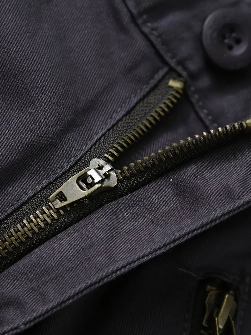 Relaxed Fit Multi-Pocket Cargo Trousers - Shane