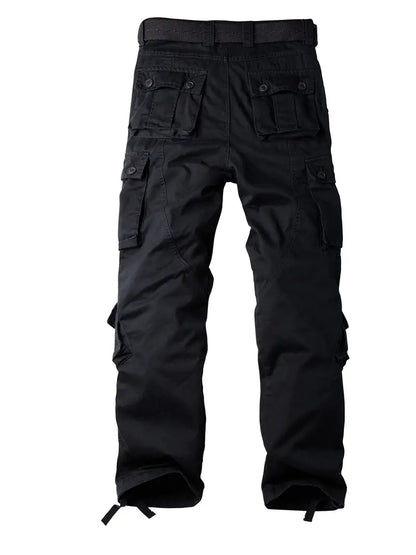 Relaxed Fit Multi-Pocket Cargo Trousers - Shane