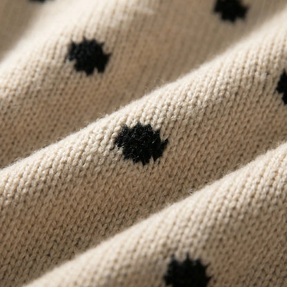 Relaxed Fit Polka Dot Jumper - Sahra