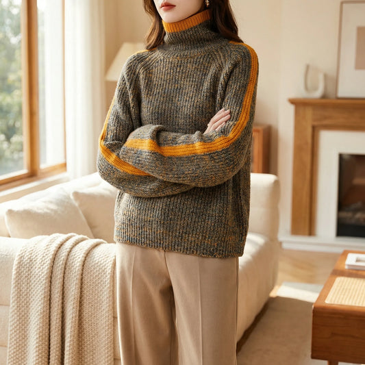 Relaxed Fit Turtleneck Jumper - Ayleen