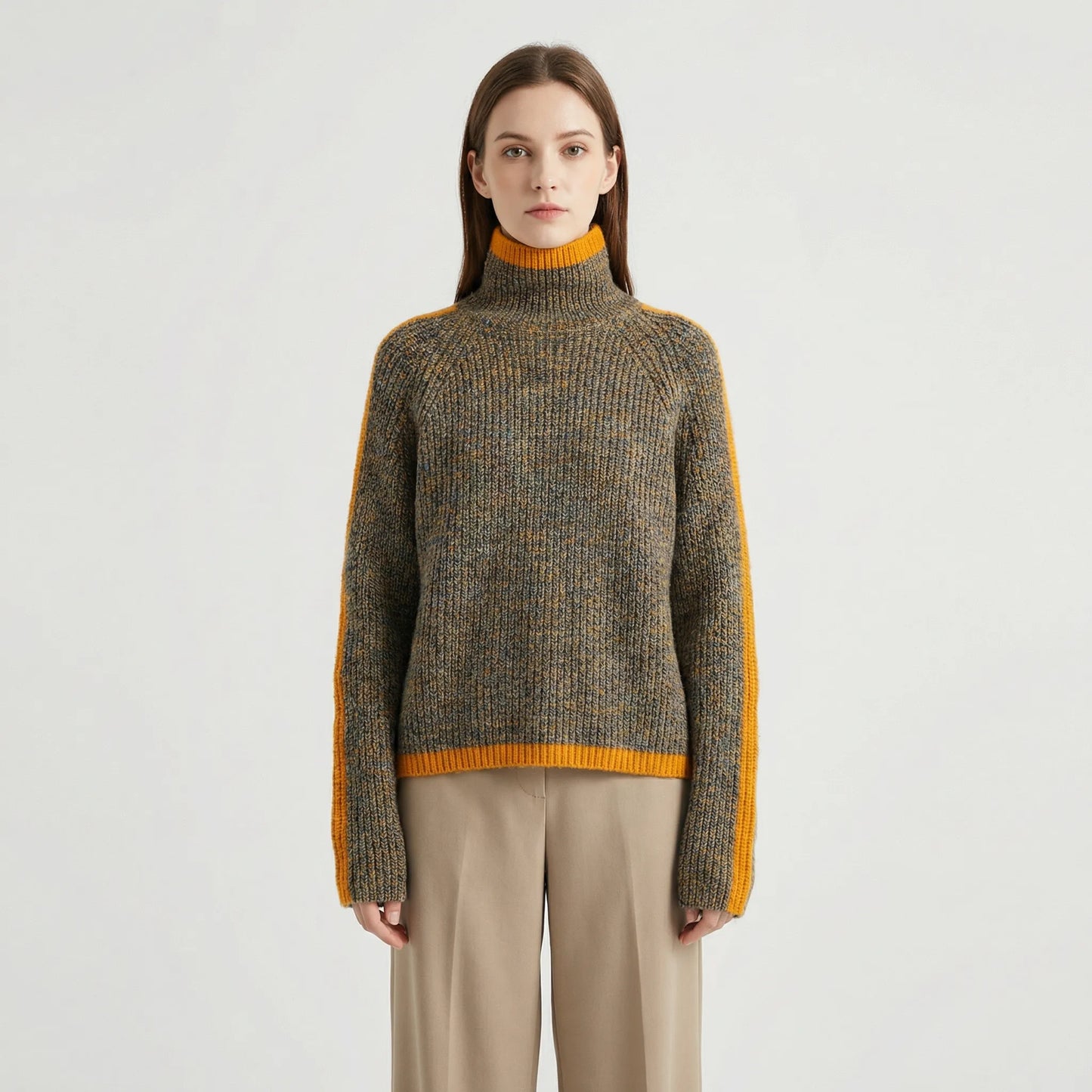 Relaxed Fit Turtleneck Jumper - Ayleen