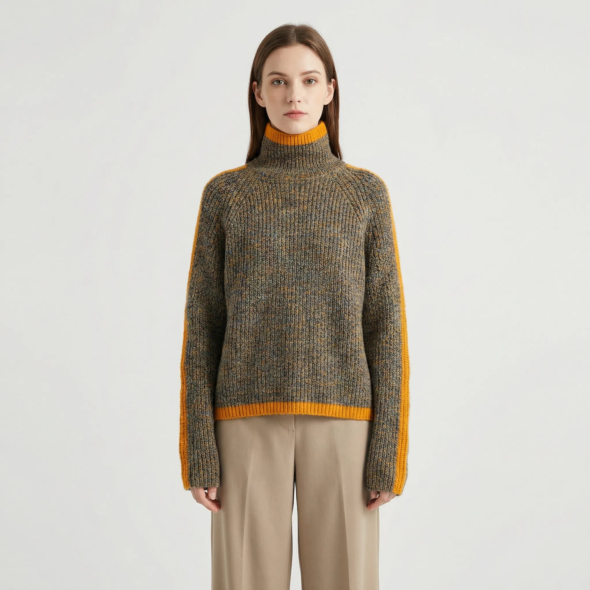 Relaxed Fit Turtleneck Jumper - Ayleen