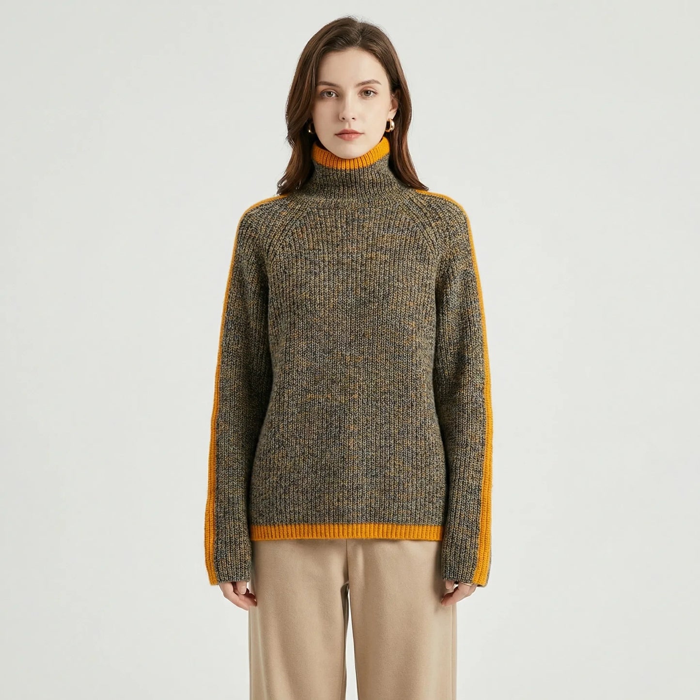Relaxed Fit Turtleneck Jumper - Ayleen