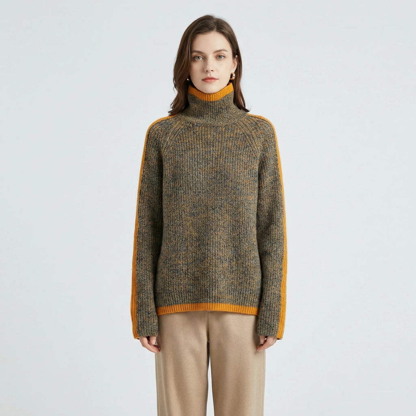 Relaxed Fit Turtleneck Jumper - Ayleen