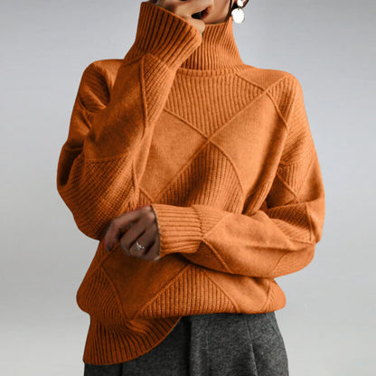 Relaxed Fit Turtleneck Jumper - Luzie