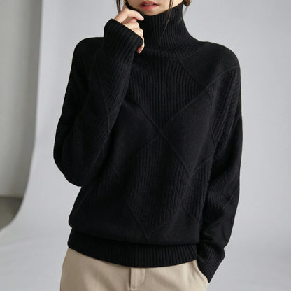 Relaxed Fit Turtleneck Jumper - Luzie