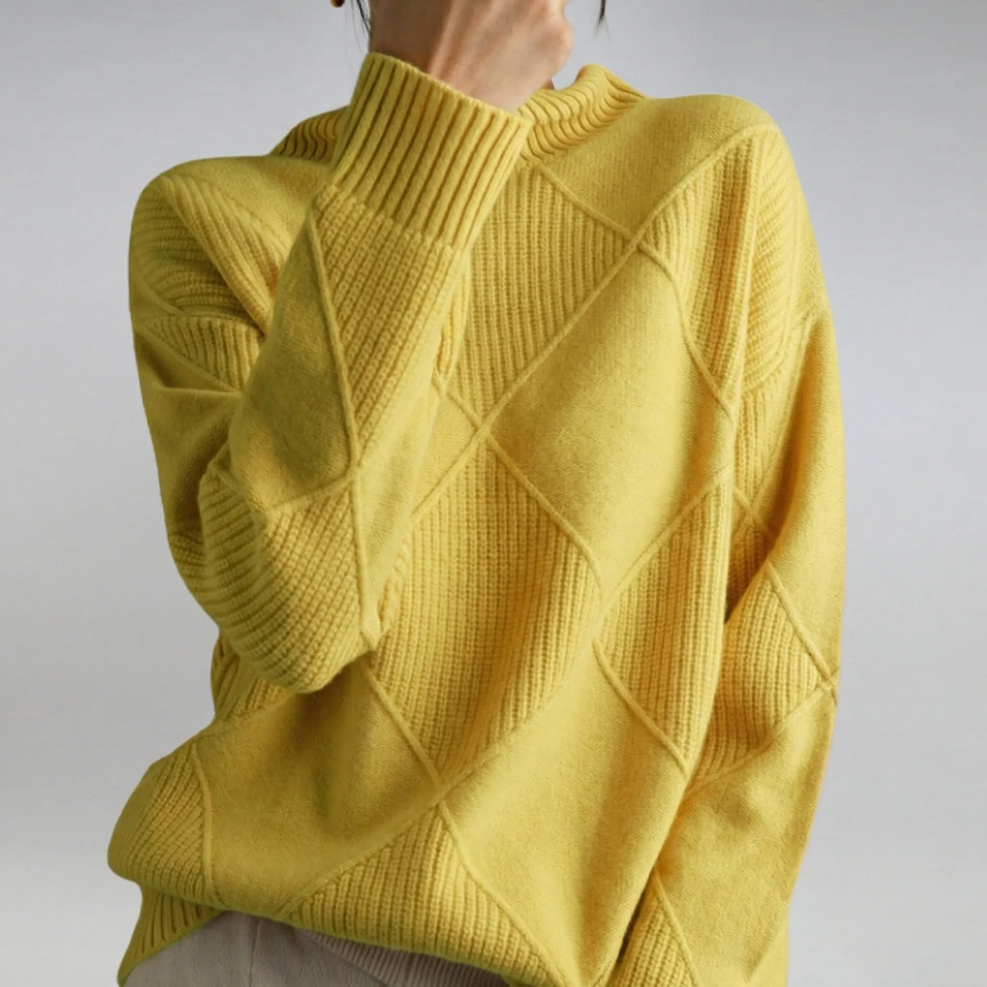 Relaxed Fit Turtleneck Jumper - Luzie