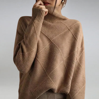 Relaxed Fit Turtleneck Jumper - Luzie