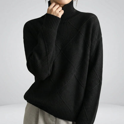 Relaxed Fit Turtleneck Jumper - Luzie