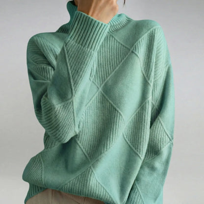 Relaxed Fit Turtleneck Jumper - Luzie