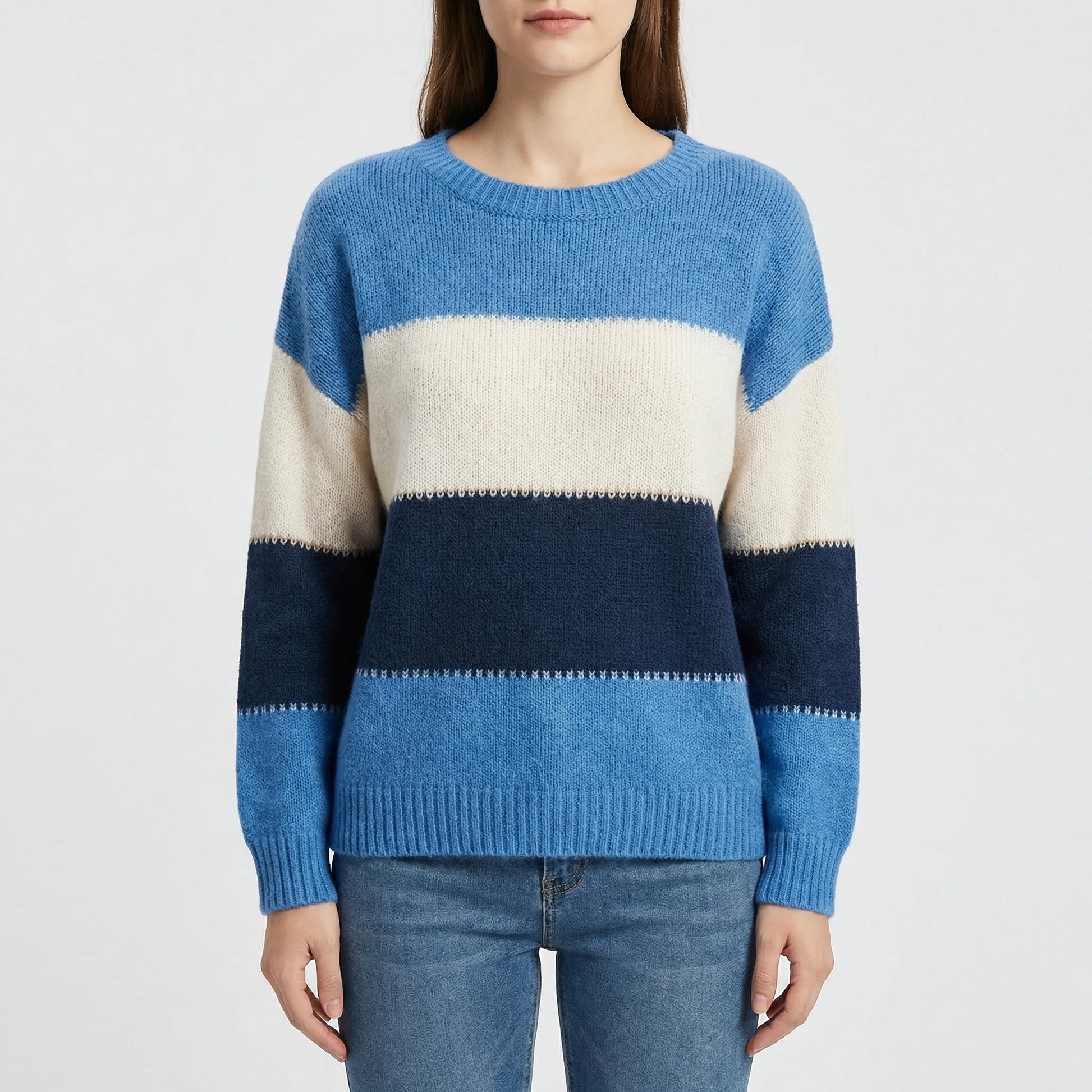Relaxed Fit Women's Knitted Jumper - Josefine