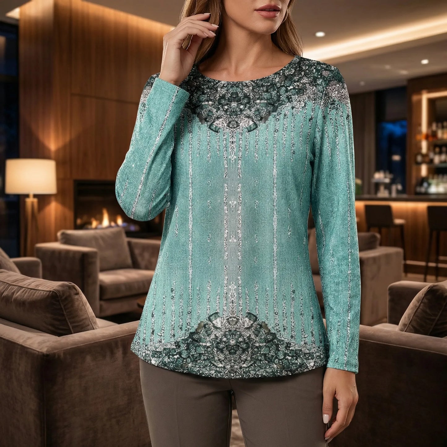 Relaxed Sequin Top - Janine