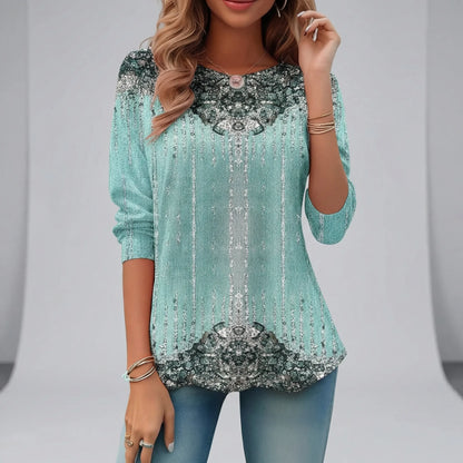 Relaxed Sequin Top - Janine
