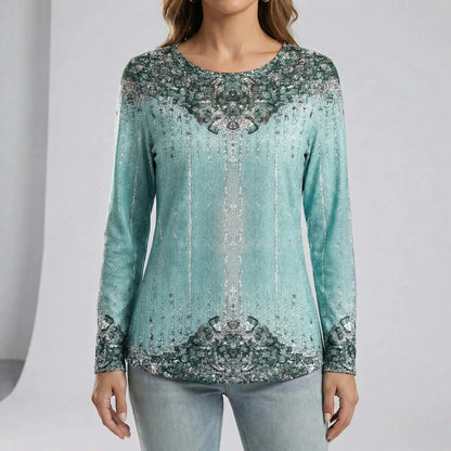 Relaxed Sequin Top - Janine